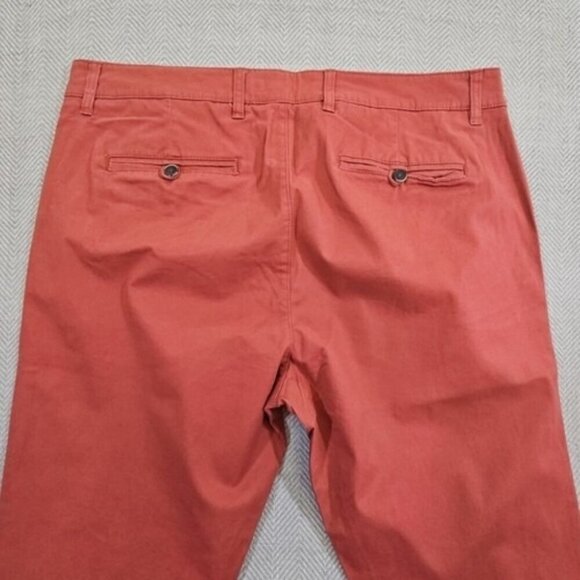 Tailor Vintage Men's Slim Fit Pants 38x30 Canyon Red Stretch Cotton Spandex NWT - Picture 12 of 16